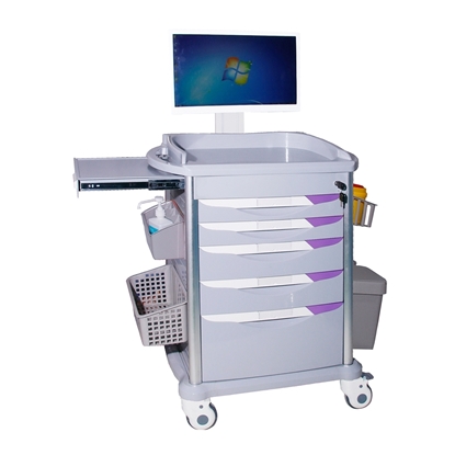 Picture of Medical Battery-Powered Computer Cart AO-NC-10
