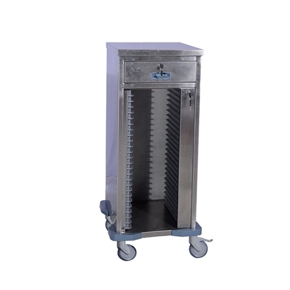 Picture of Stainless Hospital Chart Holder Trolley AO-MRC02
