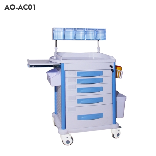 Image sur Chariot médical d'anesthésie (AO-AC01 / AO-AC02 / AO-AC07 / AO-AC08)