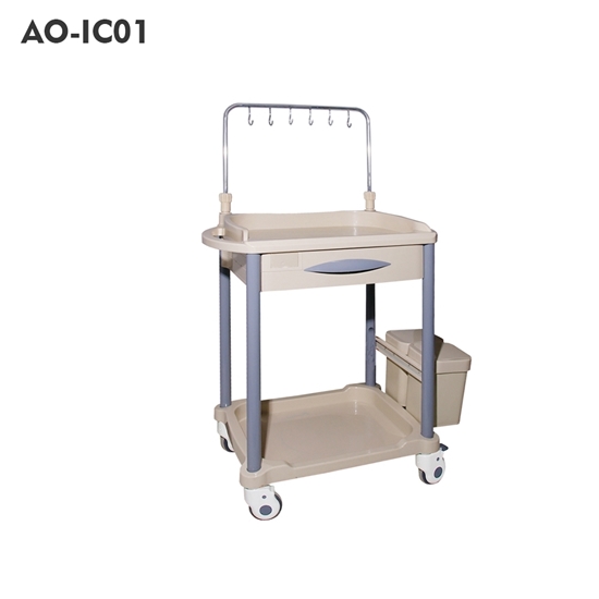 Foto de Carro de infusión en hospital con cajón (AO-IC01 / AO-IC03 / AO-IC06 / AO-IC08)