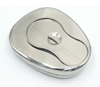 Image sur Stainless steel bed pan with lid